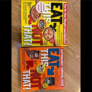 Eat This Not That book lot of 2